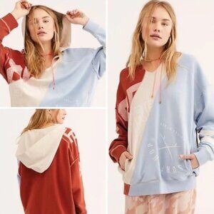 Free People Beach Break Surf Hoodie Oversized Size XS